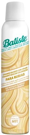 Ejemplar en formato físico del cuento disponible para comprar en Wallapop Batiste champú seco Moroccanoil para cabello en tonos claros y rubios