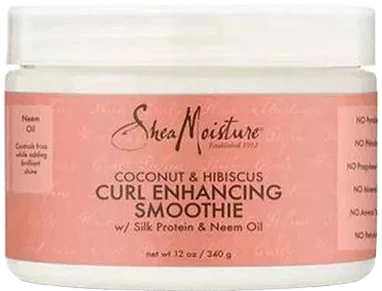 Shea Moisture Coconut & Hibiscus Curl Smoothie - Crema de peinado para definir y realzar